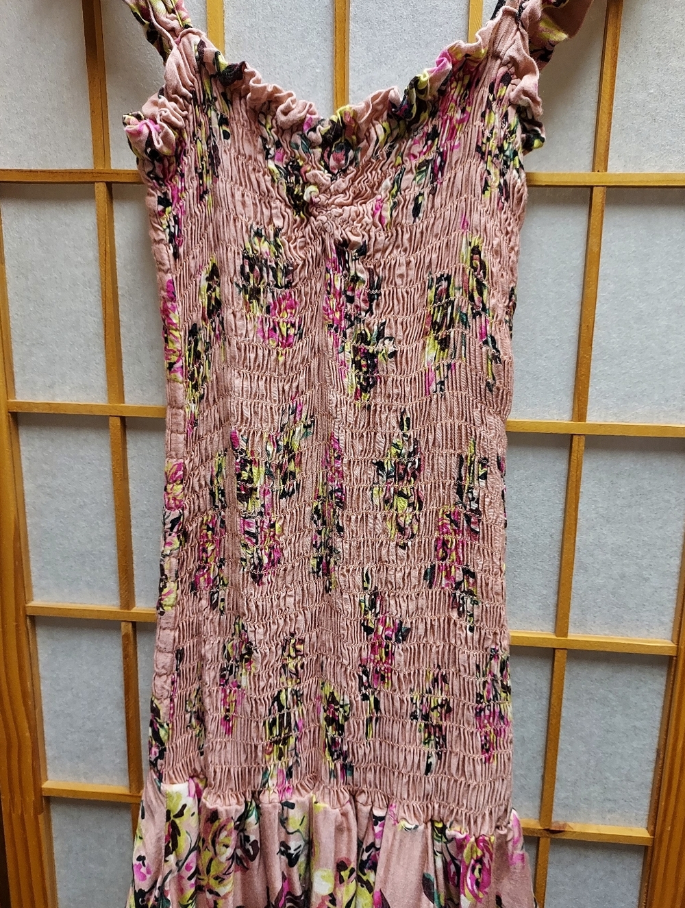 🌿 Revolve Sun Becomes Her Bodhi mini dress in watercolor rose - Picture 5 of 8
